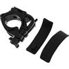 WRITWAA Supporto per Luce da Bicicletta Supporto per Luce Bici ABS Nero Compatibile Fari Bici e Fari Anteriori per Ciclismo e Strada