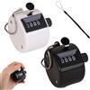 Doukesh Contatore A Mano, Contatore Clicker A 4 Cifre, Contatore Meccanico, Contatore in Metallo, Contatore Clicker in ABS, Per Contare Sport, Contatori Manuali per Contatori di Persone,Allenatore,Scuola,Golf