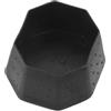 VANZACK Tappo in Plastica Terminale per Racchetta da Badminton e Tennis | Ricambio Nero 3, 20x2, 80x1, 60cm, Resistente All'usura, Protegge L'impugnatura