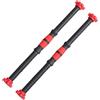 POPETPOP Barra Manubri da 50 CM, Set 2 Collari Spinlock, Acciaio e Plastica, con 4 Pezzi Dadi, per Allenamento Forza in Palestra e Training Braccia Colore Casuale