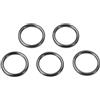 ZMdooreasy Set di anelli guida per asta, 5 pezzi, misure 2-30#, nero (30#)