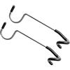 Roleader 2 Pezzi Gancio in Acciaio Inox per Lanterna da Campeggio Nero | Antiscivolo e Portatile, Rivestimento in Gomma, Facile da Rimuovere, per Outdoor Camping e Pesca