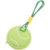 MAJORMENCH Portachiavi Rotondo Mini Portamonete Sportivo in Pvc con Cerniera | Portachiavi Porta Monete, Zaino Sportivo, Palla Tennis, Squadre Calcio