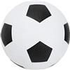Jelquix Pallone da Calcio in Gomma n. 5, Morbido e Resistente, per Allenamenti con Ago di Gonfiaggio
