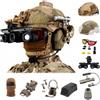 cuguoe Kit casco tattico Occhiali Auricolare Bluetooth Luce e modello