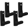 Artibetter 4 Pezzi Supporto da Parete per Bilanciere in PC Nero, Semplice da Montare e Trasportare, per Attrezzature Fitness in Casa e Ufficio