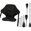 AQUALUST - Sedile per kayak + paddle Dual Tech Paddle SUP Board 2 in 1 SUP ISUP