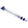 Generic Staffa di supporto per canna da pesca telescopica regolabile in lega di alluminio Supporto per treppiede Supporto a 5 poli 1,2 m Design pieghevole robusto e durevole ad alta