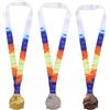 ORFOFE Medaglie Premio Come Souvenir 3 Pezzi in Lega di Zinco Pickleball con Design Elegante e Complesso, Facili da Esporre per Tornei e Feste Sportive