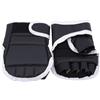 GLEAVI Guanti da Boxe Mezze Dita Nero in Pu Leather e Oxford Cloth, Portatili e Confortevoli, per Allenamento Boxe e Boxing Practicing