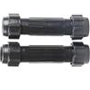 GLEAVI 2 Pezzi Connettore Paddle in Plastico Nero per Kayak e Barche, Facile da Assemblare per Collegamento Pagaia Affidabile e Resistente