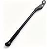 Generic Supporto per bicicletta MTB, regolabile, per asse a innesto | Cavalletto laterale per bicicletta, in alluminio, per mountain bike ed e-bike da 26, 27,5, 29