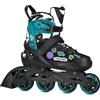 Nils Extreme Vibe - Pattini in linea regolabili con cuscinetti a sfera ABEC-5, per bambini e ragazzi, taglie: 29-32, 33-36, 37-40, 40-43 (blu navy, 40-43)