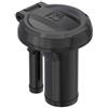 SEAFLO Riempitrice per ponte serie 04 con sfiato, dritto, porta di riempimento dell'acqua, tubo di riempimento da 1-1,3 cm e tubo di sfiato da 1,6 cm, PA66+33% GF ingresso acqua per yacht, SFCW2-38-04