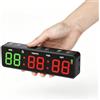 Glaeptio Timer da Palestra, Esercizio da 20 Secondi, Ciclo di Riposo da 10 Secondi, 8 Round