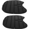 Hohopeti 2 Pezzi Cuscino per Schienale Kayak Ergonomico in Spugna Nero Resistente all'Usura, Supporto Comodo per Seduta in Canoa per Kayak da Pesca All'aperto