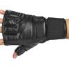 Xiuganpo da Boxe Mezze per Bambini, da Allenamento in Pelle PU Resistenti per Boxe Tailandese e Taekwondo, vestibilità Comoda, Neri, un Paio