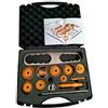 KQFCAZRE Estrattore per Assi Bici Strumento Pressa Movimento Centrale Cuscinetti Chiave 8 in 1 Blocchi Pressa Installazione Rimozione Lega Alluminio Acciaio, with Box