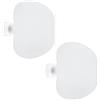 ZEPFJHE Guanti da allenamento in silicone con foro di ventilazione, colore: bianco