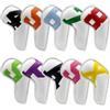 LOVIVER Copri Testa da Golf Copri Testa Copriferro Custodia Protezione Kit con Fissaggio Stabile in Pelle PU Antipioggia con Numerazione Ricamata Adatto a, Bianco Multicolore, 10 Pezzi