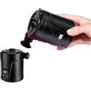 Xiexieni Pompa Elettrica, 5200mAh Pompa Elettrica Portatile, Gonfiaggio e Sgonfiaggio Rapido, Gonfiatore Elettrico con 4 Ugelli per Materasso Gonfiabile, Divano Gonfiabile, Piscina Gonfiabile
