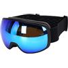 OPPWONG Occhiali da Sci, Antiappannamento Antigraffio Sopra gli Occhiali | Maschere da , Lenti Rivestite in PC, Flusso D'aria Ventilato, Snowboard, Motoslitta, Cinturino in Silicone, Compatibile con