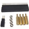 DSLRKIT 13,5 mm GPIO e PoE Pin Header aumento di altezza Extender per Raspberry Pi 5 4B 3B+ 3B (confezione da 2)