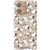 LA CASA DE LAS CARCASAS Cover compatibile con Motorola Edge 40 Neo ufficiale Peanuts Snoopy Silhouette per proteggere il tuo cellulare, custodia in silicone trasparente flessibile con licenza ufficiale Snoopy