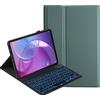 YKWXSC Cover con Tastiera per Lenovo Idea Tab Pro Gen 2 Tablet 13 Pollici 2026, Disposizione ltaliana con 7 Colori Illuminato Senza Fili Staccabile Custodia, Verde