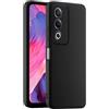 HULLIN Custodia per Telefono in Silicone Colorato, Adatta per OPPO A80 5G (6.67) - Nero