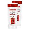 L'Oréal Paris Elvive Total Repair 5 Shampoo Ripristino capelli danneggiati 400ml Set di 2