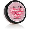 I Love Originals Strawberries & Cream Body Butter, Made With 87% Naturally Derived Ingredients Including Shea Butter & Coconut Oil For Soft & Hydrated Skin, Vegan-Friendly - 200ml