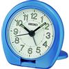 Seiko Clocks Seiko Clock QHT018L - Sveglia da viaggio, analogica, colore: Blu