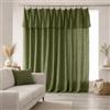 HOME LINGE PASSION Tenda in 100% garza di cotone 180 x max 300 cm (regolabile) cachi