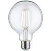 Paulmann 28779 Lampadina LED a filamento G95 Dim to warm Globe lampadina dimmerabile da 7 Watt chiaro luce efficiente luce oro e bianco caldo 1800-3000K E27