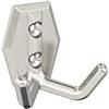 Amerock Benton H37008G10 - Gancio decorativo da parete a doppio rebbio in nichel satinato per cappotti, cappelli, zaini, borse, ganci per bagno, camera da letto, armadio, ingresso, lavanderia, ufficio