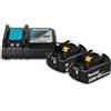 Makita KIT Sorgente -LXT- 18V (DC18RC+2 BL1850B+CARTON)