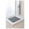 Brand Srl Pedana Doccia Plastica e Gomma Antiscivolo Grigio 54x54 cm