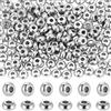 Beebeecraft 300 Pezzi di Perline Distanziatrici Rotonde Piatte da 4mm Perline A Disco in Metallo 304 distanziatori in Metallo Heishi Sfusi in Acciaio Inossidabile per Bracciali Gioielli