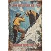 WADORN Cartello In Metallo Vintage per La Caccia All'Orso, 20x30cm Tutto Ti Ucciderà, Quindi Scegli Qualcosa di Divertente, Cartello Divertente, Poster Retrò Da Parete, Decorazione per Casa, Club, Bar