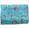 Arprani trapunte di cotone fatte a mano in vendita indiano handblock kantha floreale stampato a mano coperta trapuntata coperta reversibile cotone coperte bohemien copriletti
