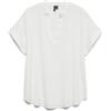 Vero Moda VMBEAUTY SS GA Noos Top da Donna, Bianco Neve, XL, Bianco, XL