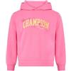 Champion Girls-Graphic Hoodie Felpa con Cappuccio, Rosa (Ps038), L Bambina