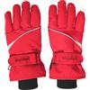 Playshoes Guanto Per Dita, Guanti invernali Unisex - Bambini e ragazzi, Rosso, 3 (ca. 4-6 anni)