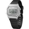 ICE-WATCH - ICE digit retro Metal silver mirror White - Orologio bianco da Donna con Cinturino in silicone - 022734 (Small)