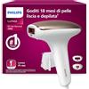 Philips Lumea 7000 Series, dispositivo di epilazione IPL, alternativa ai dispositivi di epilazione laser, con rifinitore a penna Satin Compact, 2 accessori per viso e corpo, modello BRI921/00