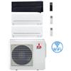 Mitsubishi Climatizzatore Condizionatore Mitsubishi Kirigamine Style Nero più MSZ-AP Wifi Trial Split R32 Inverter 12000 + 9000 + 9000 BTU con U.E. MXZ-3F54VF NOVITÁ Classe A+++/A++