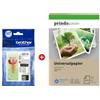 Brother Set cartuccia d'inchiostro Brother con carta universale 4pz/500fogli/Multicolore [LC3213VALDR MCVP]