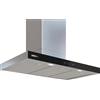 Siemens - Cappa aspirante decorativa da parete, iQ500, larghezza 90 cm, in acciaio opaco anti-impronte, LC97BDN30