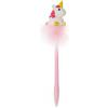 Legami - Penna a Sfera con Unicorno luminoso, Inchiostro Blu, Punta da 0,7 mm, 3,5x20 cm, per Bambini e Adulti, Tema Unicorn